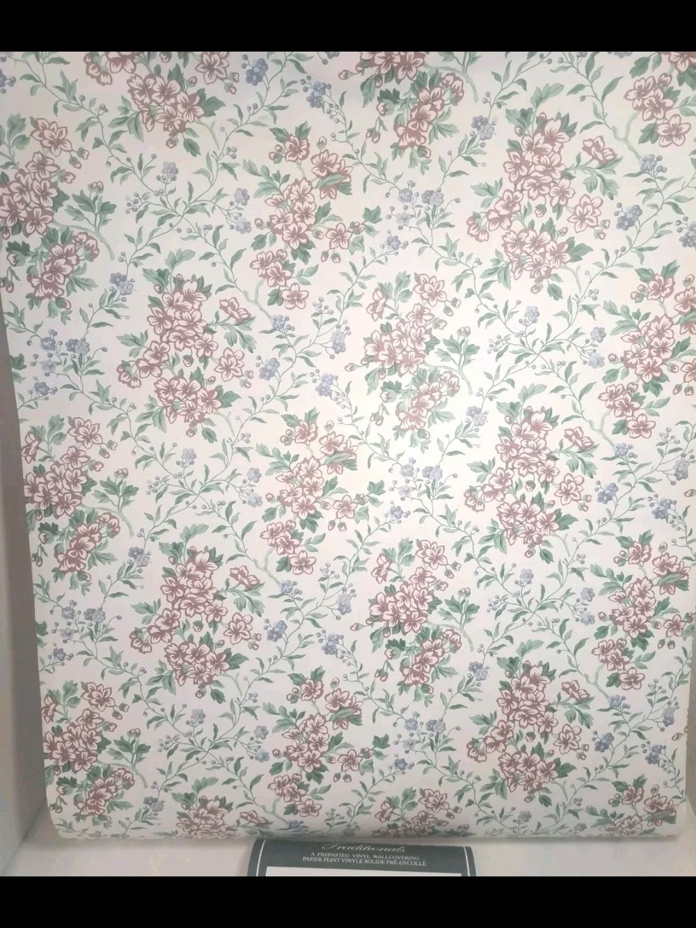 VTG Laura Ashley Wallpaper Double Roll LA 5172 Run 1-56.37 sq ft Each-LOT OF 3